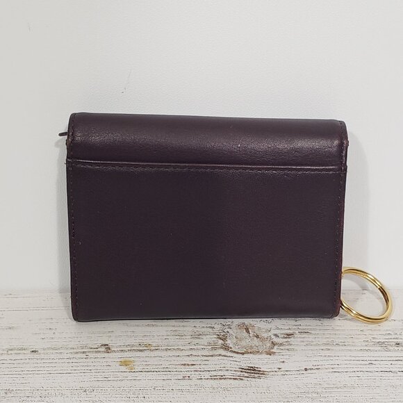 Vintage Oxblood Leather Aigner Keychain Wallet - Picture 6 of 6